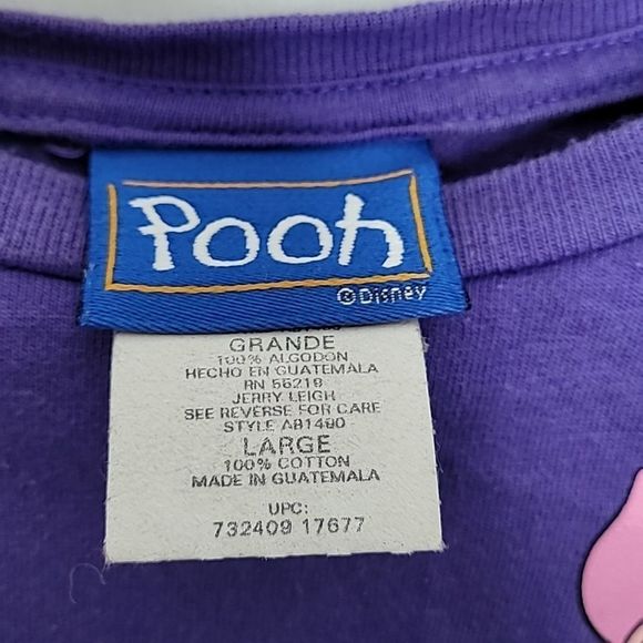 Vintage POOH Eeyore and Piglet T Shirt Size Large - Picture 4 of 5